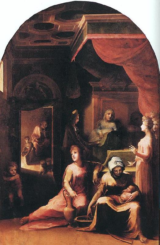 BECCAFUMI, Domenico Birth of the Virgin dfgf oil painting image